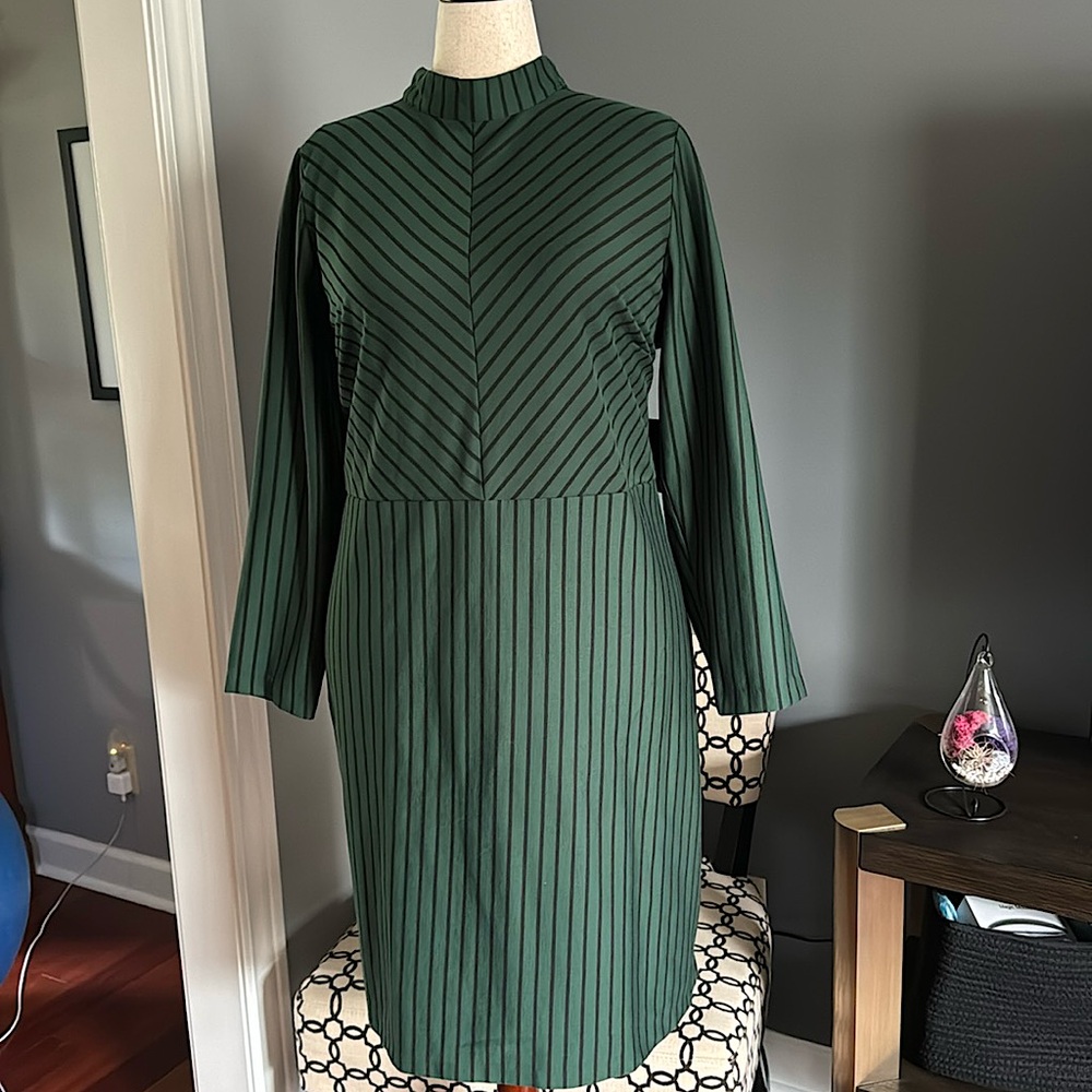 Eloquii Dark Green Dress